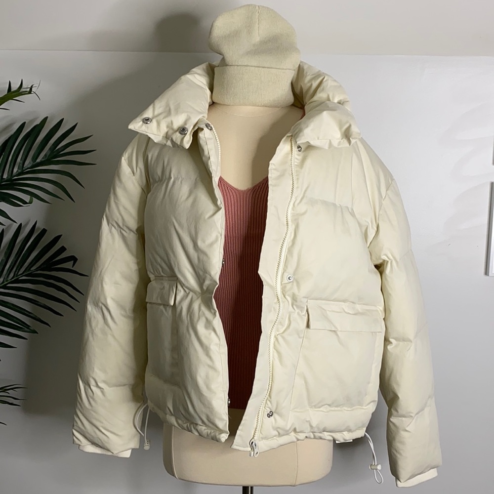 Cream Puffer Jacket